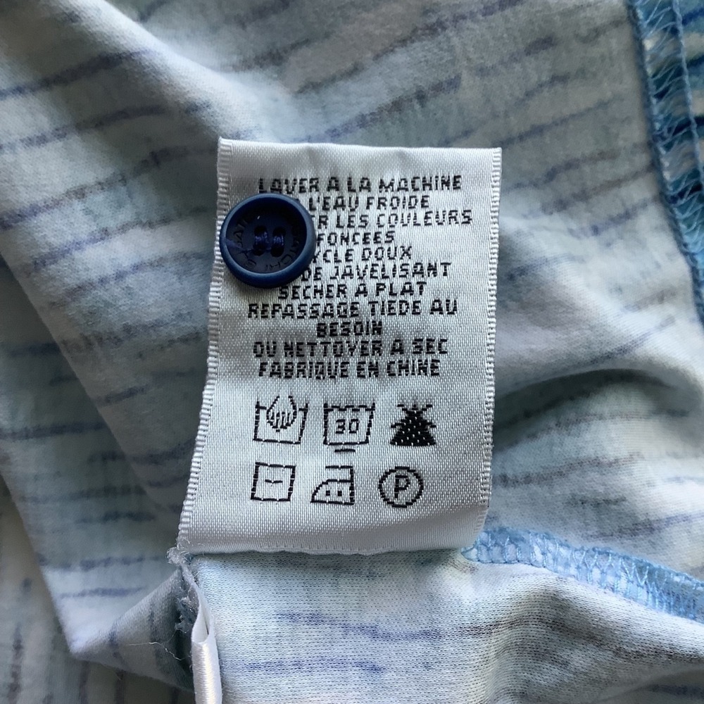 Bugatchi Polo Shirt XL Watercolor Short Sleeve - Picture 6 of 9